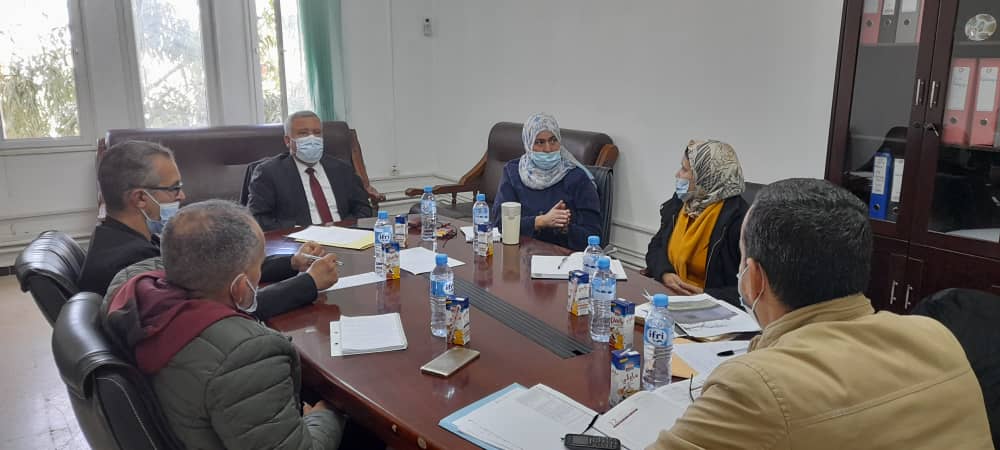Réunion de travail a eu lieu au niveau de l’institut des sciences vétérinaires de Blida avec le recteur de l’université Blida1, Professeur BEZZINA Med.