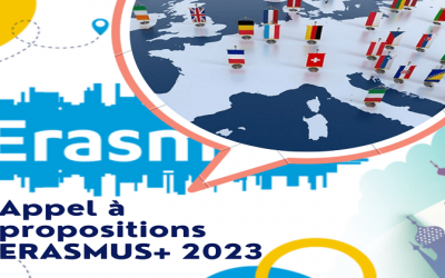 Appel à proposition ERASMUS+ 2023