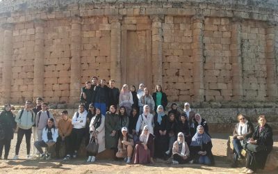 La sortie pédagogique au mausolée royale de la Mauritanie à Sidi Rached wilaya de Tipaza.