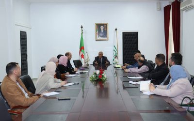 اجتماع لدراسة آليات تعزيز ثقافة ريادة الأعمال في الوسط الجامعي