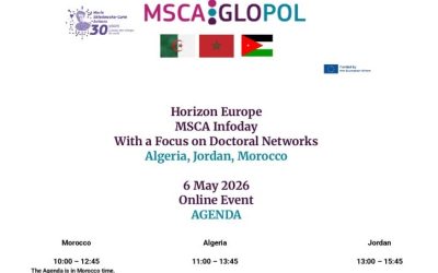 لتعزيز مشاركة المؤسسات من الجزائر والأردن 06 ماي2026 MSCA يوم إعلامي حول شبكات الدكتوراة