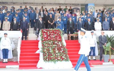 مدير جامعة البليدة 1 يحضر حفل التخرج الموحد لأعوان الشرطة بالصومعة