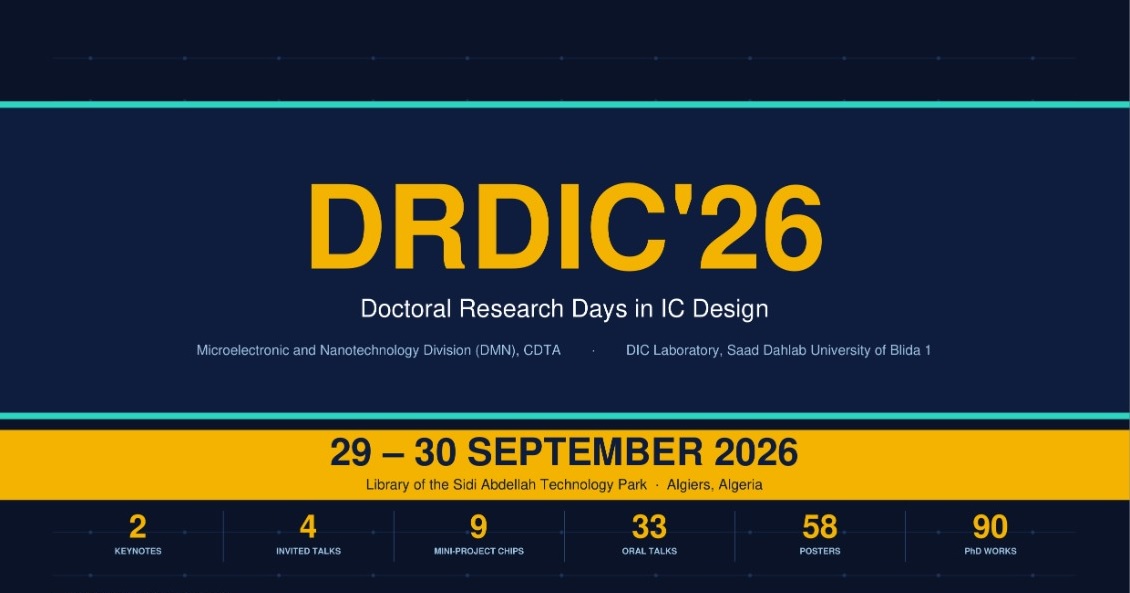 الورشة الدكتورالية حول تصميم الدارات المدمجة DRDIC’26