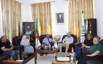  زيارة عمل لمدير المدرسة العليا للتجارة إلى جامعة البليدة 1